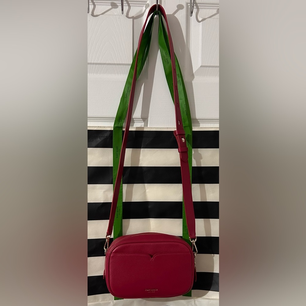Kate Spade Infinite Medium Camera Bag Pomegranate - Picture 8 of 10
